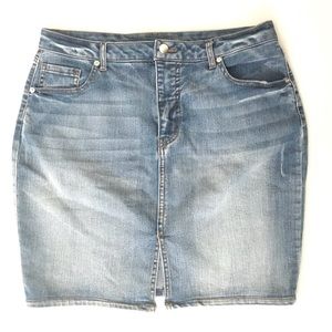 Faded Glory Denim Skirt